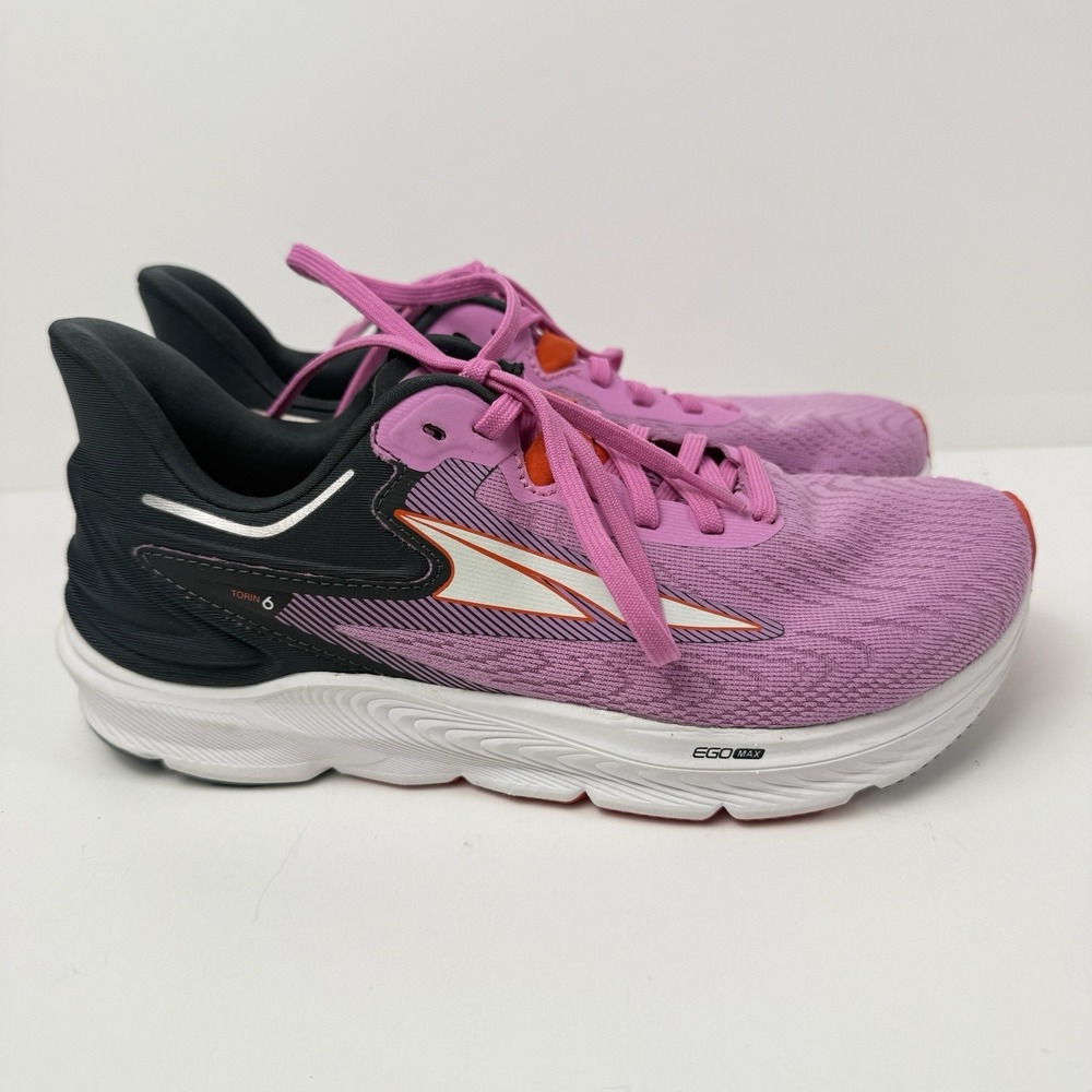 Altra Torin 6 Shoes Womens 6.5 Pink Athletic Running Sneakers Run Ego Max - Picture 5 of 10